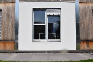 Äußerlich normal und unscheinbar: die Testwand „futureBloc – S“.  