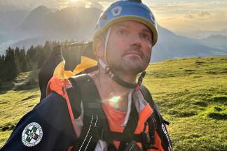 Werner Quehenberger, Bezirksleiter der Bergrettung im Tennengau. 