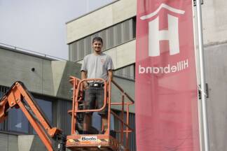 Elvin übernimmt schon viel Verantwortung bei seiner Lehre bei Hillebrand. 