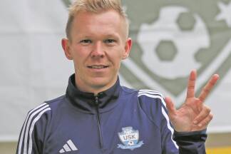 St. Michaels Torjäger Marcel Bernhofer erzielte drei Treffer. 