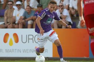 Tobias Moser feierte ein gelungenes Startelfdebüt in der Westliga.  Tobias Moser feierte ein gelungenes Startelfdebüt in der Westliga.