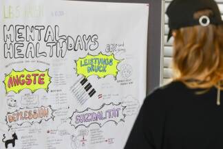Am Montag fand der Mental Health Day an der Landesberufsschule Hallein statt.   Am Montag fand der Mental Health Day an der Landesberufsschule Hallein statt.