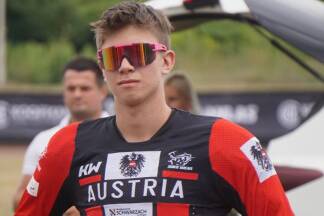 Hellmann belegte bei der WM im Flat Track als jüngster Teilnehmern den 18. Platz.  