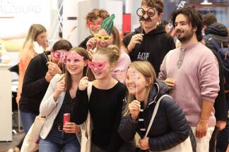 Neben dem professionellen Bewerbungsfoto war außerdem Zeit für lustige Erinnerungsbilder. 