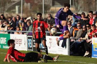Knapp 160 begeisterte Fußball-Fans ließen sich die Partie Abtenau gegen Austria Salzburg 1b nicht entgehen. 