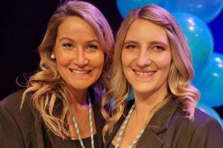 Verein „komm bleib“: Johanna Neumayr und Barbara Voithofer organisierten das Event. 