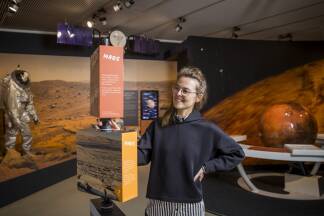 Sonderausstellung „Mars – Die Entdeckung des Roten Planeten“. 