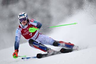 Henrik Kristoffersen war in Val d’Isère am Sonntag nicht zu schlagen. 