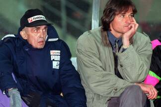 Assistent von Teamchef Ernst Happel (1992). 