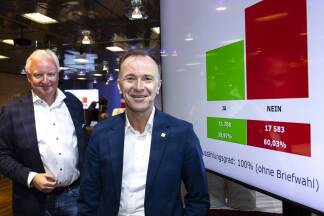 Bei der S-Link-Abstimmung hatte nur Bernhard Auinger gut lachen.  
