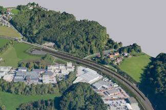 In Salzburg-Kasern sollen Hochleistungsstrecke und Bestandsstrecke aufeinandertreffen.  