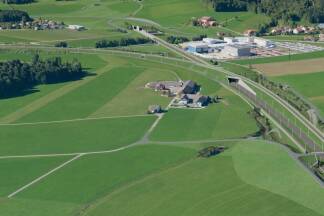 Visualisierung des Tunnelportals in Köstendorf. 