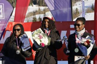 Leila Maritim gewinnt vor Sharon Lagat. Leila Maritim gewinnt vor Sharon Lagat.