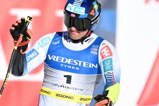 Adrian Sejersted aus Norwegen sicherte sich mit der ersten Startnummer den dritten Rang. 