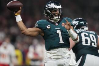 Quarterback Jalen Hurts glänzte auf dem Weg zum Titel. 