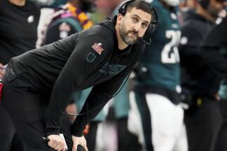 Nick Sirianni führte die Eagles in seinem vierten Jahr als Cheftrainer zum Titel. 