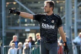 Schlussmann Severin Heuberger steht wieder auf dem Trainingsfeld. 