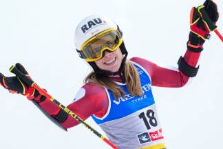 Katharina Liensberger wurde als beste Österreicherin Zwölfte. Katharina Liensberger wurde als beste Österreicherin Zwölfte.