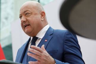 ÖVP-Chef Christian Stocker: „Gemeinsamer Wille, jetzt das Richtige für Österreich zu tun“. 