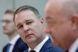 SPÖ-Chef Andreas Babler: „Diese Regierung wird Sicherheit zur Priorität machen.“ 
