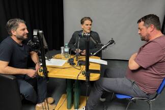 Christoph Freund zu Gast im SN-Studio bei Michael Unverdorben und Thomas Gottsmann. 