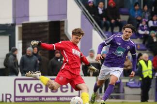 Sebastian Künstner (l.) wird ab Sommer in Grünau im Tor stehen. Sebastian Künstner (l.) wird ab Sommer in Grünau im Tor stehen.