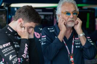 Flavio Briatore (rechts) ist kein Fan von Alpine-Pilot Jack Doohan.  
