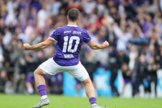Aufstiegsheld von Austria Salzburg: Marinko Sorda ließ das Stadion Maxglan mit seinem Goldtor beben. 