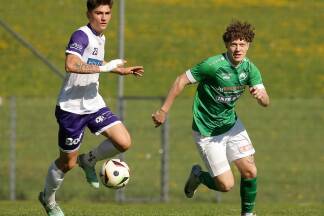 Orlando Seminerio (rechts) erzielte das Tor des Monats Mai/Juni in der Salzburger Liga. 