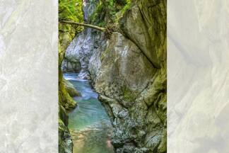Die Lammerklamm bei Scheffau ist beliebt unter Kajakern. 