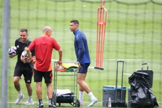 Superstar Cristiano Ronaldo hat heute im Pinzgau seinen ersten Trainingstag. 