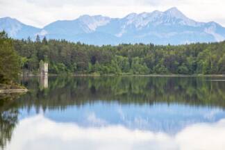 Erholung vom Sommertrubel am Forstsee.  
