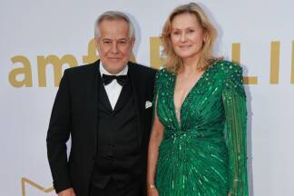 Manager Siegfried Wolf mit Ehefrau Andrea Wolf. 