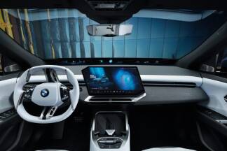 Beim neuen iX3 ist es den BMW-Technikern gelungen, komplexe Technik und cleanes Design mit Retro-Anleihen unter einen Hut zu bekommen.  