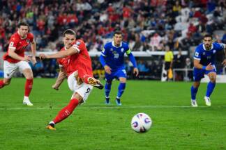 Marcel Sabitzer traf zum 1:0. 
