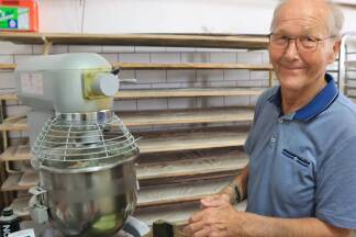 Mit diesem Lächeln auf den Lippen kennt man ihn: den Bäckermeister Franz Grabmer von der Stiftsbäckerei St. Peter 