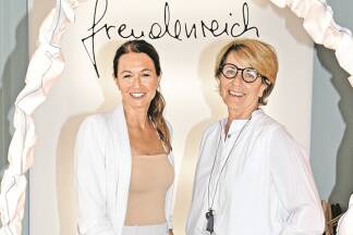 Gabriela Fischer und Eva-Maria Heimel (links). 