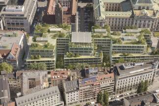 In Münchner Bestlage zwischen Hauptbahnhof und Stachus entsteht das Quartier „Corbinian“ – mittlerweile ohne die Signa. In Münchner Bestlage zwischen Hauptbahnhof und Stachus entsteht das Quartier „Corbinian“ – mittlerweile ohne die Signa.