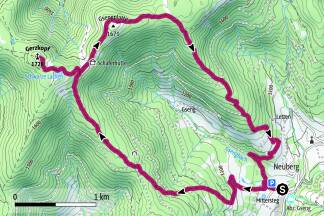 Eine Wanderung auf den Gerzkopf und zu den Schwarzen Lacken mit Herbstgold- Umrahmung.  