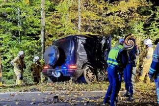 Bilder vom Unfalleinsatz in Thalgau. 