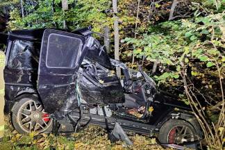 Bilder vom Unfalleinsatz in Thalgau. 