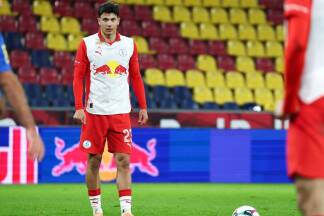 Jakob Brandtner versenkte diesen Freistoß zum 2:1. 