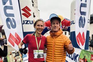 Kirsten de Baey-Ruszin und Manuel Innerhofer.  