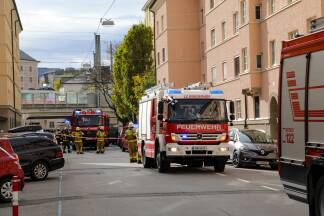 Bilder vom Brandeinsatz in der Plainstraße.  Bilder vom Brandeinsatz in der Plainstraße.