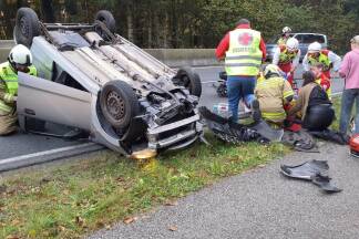 Unfall bei Waldprechting. 