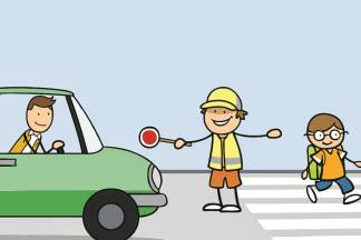 Sicherheit auf dem Schulweg hat oberste Priorität. 