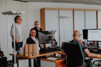 Das SN-Produktionsteam Das SN-Produktionsteam