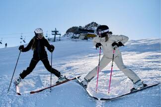 Im Kleinwalsertal fällt der Wiedereinstieg ins Skifahren leicht.  