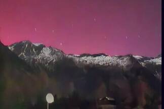 Polarlichter über Mallnitz 