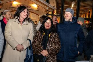 Vizebürgermeisterin Ingrid Zimmerling (SPÖ), Stadtparteiobfrau Jacqueline Schauer und Stadtrat Thomas Solf (beide FPÖ). Vizebürgermeisterin Ingrid Zimmerling (SPÖ), Stadtparteiobfrau Jacqueline Schauer und Stadtrat Thomas Solf (beide FPÖ).